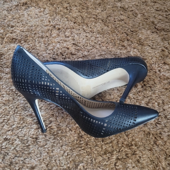 BCBG Odina Leather Mesh Heels - Picture 3 of 4